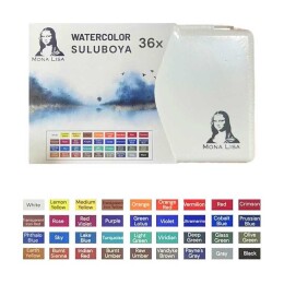 Südor Mona Lisa Profesyonel Tablet Sulu Boya Seti 36 Renk - Südor