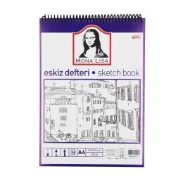 Südor Mona Lisa Telli Eskiz Çizim Defteri (Sketch Book) A4 120 gr. 50 yp. - 1