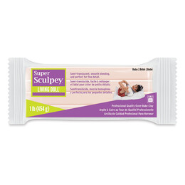 Super Sculpey Living Doll Polimer Kil (Fırınlanabilir Model Hamuru) 454 gr. BABY - 1
