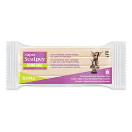 Super Sculpey Living Doll Polimer Kil (Fırınlanabilir Model Hamuru) 454 gr. LIGHT - 1