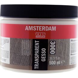 Talens Amsterdam 3000 Transparan Şeffaf Gesso 500 ml.