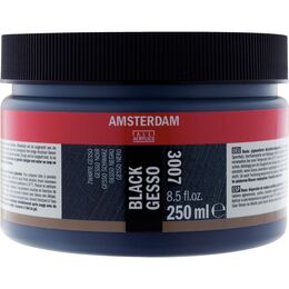 Talens Amsterdam 3007 Black Siyah Gesso 250 ml.