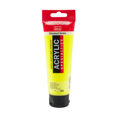 Talens Amsterdam Akrilik Boya 120 ml. 256 Reflex Yellow (Fosforlu)