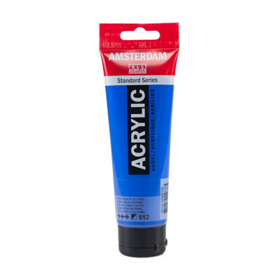 Talens Amsterdam Akrilik Boya 120 ml. 512 Cobalt Blue (Ultramarine)