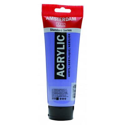 Talens Amsterdam Akrilik Boya 120 ml. 519 Ultramarine Violet Light