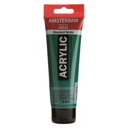 Talens Amsterdam Akrilik Boya 120 ml. 619 Permanent Green Deep - 1