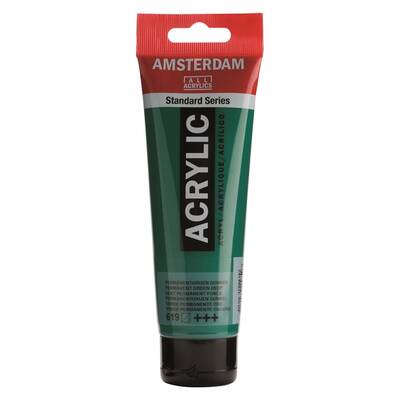 Talens Amsterdam Akrilik Boya 120 ml. 619 Permanent Green Deep