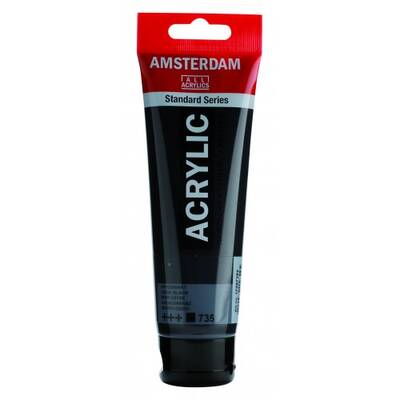 Talens Amsterdam Akrilik Boya 120 ml. 735 Oxide Black