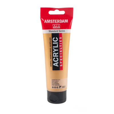 Talens Amsterdam Akrilik Boya 120 ml. 803 Deep Gold (Metalik)