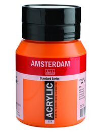 Talens Amsterdam Akrilik Boya 500 ml. 276 Orange Azo