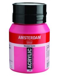 Talens Amsterdam Akrilik Boya 500 ml. 366 Quinacridone Rose