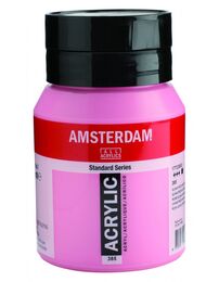 Talens Amsterdam Akrilik Boya 500 ml. 385 Quinacridone Rose Light