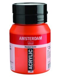 Talens Amsterdam Akrilik Boya 500 ml. 398 Naphtol Red Light