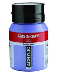 Talens Amsterdam Akrilik Boya 500 ml. 519 Ultramarine Violet Light - 1