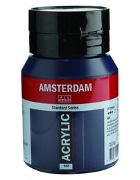 Talens Amsterdam Akrilik Boya 500 ml. 566 Prussian Blue