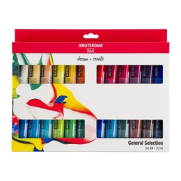 Talens Amsterdam Akrilik Boya Seti 24 Renk x 20 ml. - 1