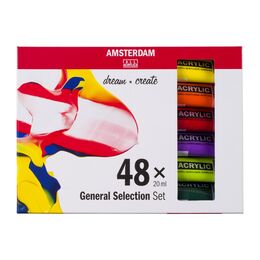 Talens Amsterdam Akrilik Boya Seti 48 Renk x 20 ml.