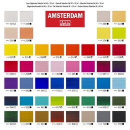 Talens Amsterdam Akrilik Boya Seti 48 Renk x 20 ml. - Thumbnail