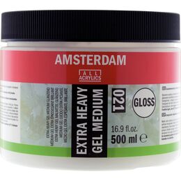 Talens Amsterdam Extra Heavy Gel Medium Gloss 021 Extra Kuvvetli Jel Medyum Parlak 500 ml.