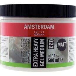 Talens Amsterdam Extra Heavy Gel Medium Matt 022 Extra Kuvvetli Jel Medyum Mat 500 ml.