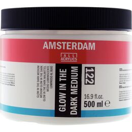 Talens Amsterdam Glow In The Dark Medium 122 Karanlıkta Parlayan Medyum 500 ml. - 1