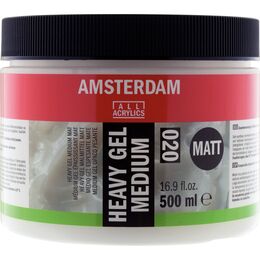 Talens Amsterdam Heavy Gel Medium Matt 020 Kuvvetli Jel Medyum Mat 500 ml.
