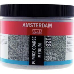 Talens Amsterdam Pumice Coarse Medium Süngertaşı 128 Kalın Grenli Medyum 500 ml. - 1