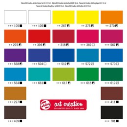 Talens Art Creation Acrylic Akrilik Boya Seti 24 Renk - 3