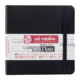 Talens Art Creation Sketchbook Dots Noktalı Eskiz Çizim Defteri Yumuşak Kapak 80 gr. 12x12 cm. 80 yp. - 1