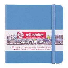 Talens Art Creation Sketchbook Sert Kapak Eskiz Çizim Defteri 140 gr. 12x12 cm. 80 yp. PASTEL MAVİ