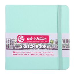 Talens Art Creation Sketchbook Sert Kapak Eskiz Çizim Defteri 140 gr. 12x12 cm. 80 yp. PASTEL MİNT YEŞİLİ