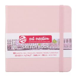 Talens Art Creation Sketchbook Sert Kapak Eskiz Çizim Defteri 140 gr. 12x12 cm. 80 yp. PASTEL PEMBE