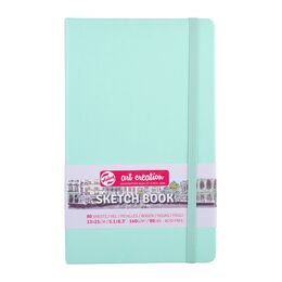 Talens Art Creation Sketchbook Sert Kapak Eskiz Çizim Defteri 140 gr. 13x21 cm. 80 yp. PASTEL MİNT YEŞİLİ - 1