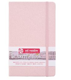 Talens Art Creation Sketchbook Sert Kapak Eskiz Çizim Defteri 140 gr. 13x21 cm. 80 yp. PASTEL PEMBE