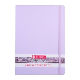 Talens Art Creation Sketchbook Sert Kapak Eskiz Çizim Defteri 140 gr. 21x30 cm. 80 yp. PASTEL LİLA - 1