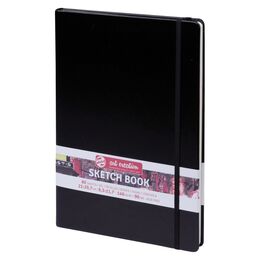 Talens Art Creation Sketchbook Sert Kapak Eskiz Çizim Defteri 140 gr. 21x30 cm. 80 yp. SİYAH - 1