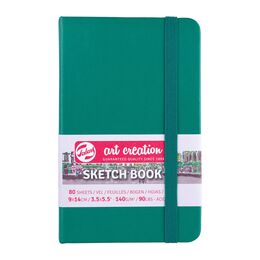 Talens Art Creation Sketchbook Sert Kapak Eskiz Çizim Defteri 140 gr. 9x14 cm. 80 yp. FOREST GREEN