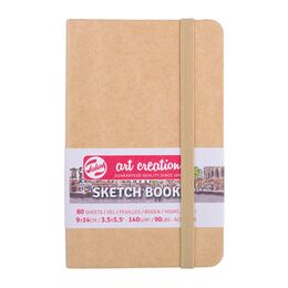 Talens Art Creation Sketchbook Sert Kapak Eskiz Çizim Defteri 140 gr. 9x14 cm. 80 yp. KRAFT YELLOW