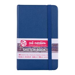 Talens Art Creation Sketchbook Sert Kapak Eskiz Çizim Defteri 140 gr. 9x14 cm. 80 yp. NAVY BLUE