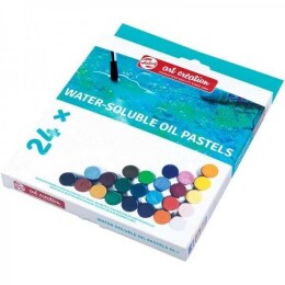 Talens Art Creation Watersoluble Oil Pastel Set Sulandırılabilir Pastel Boya Seti 24 Renk - Talens