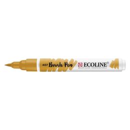 Talens Ecoline Brush Pen Fırça Uçlu Kalem 407 Deep Ochre - 1