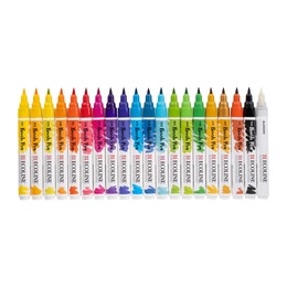 Talens Ecoline Brush Pen Fırça Uçlu Kalem Seti 20 Renk - Thumbnail