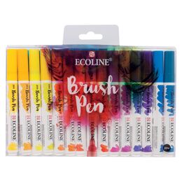 Talens Ecoline Brush Pen Fırça Uçlu Kalem Seti 30 Renk - 1