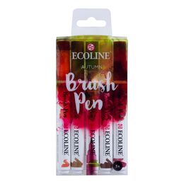 Talens Ecoline Brush Pen Fırça Uçlu Kalem Seti 5 Renk AUTUMN COLOURS - 1