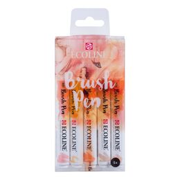 Talens Ecoline Brush Pen Fırça Uçlu Kalem Seti 5 Renk BEIGE PINK COLOURS