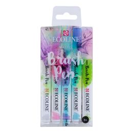 Talens Ecoline Brush Pen Fırça Uçlu Kalem Seti 5 Renk PASTEL COLOURS - 1