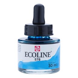Talens Ecoline Sıvı Suluboya 30 ml. 578 Sky Blue Cyan - 1