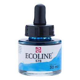 Talens Ecoline Sıvı Suluboya 30 ml. 578 Sky Blue Cyan