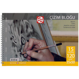 Talens Eskiz Çizim Defteri 120 gr. 35x50 cm. 15 yp.