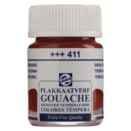 Talens Guaj Boya 411 Burnt Sienna - 1